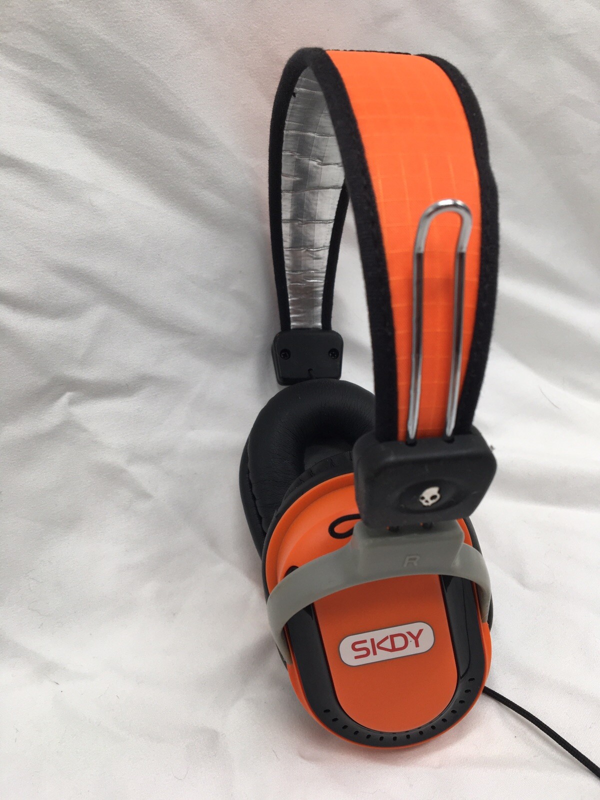 Genuine Skullcandy SKDY Federation Orange & Black Agent Headphones Works Rare