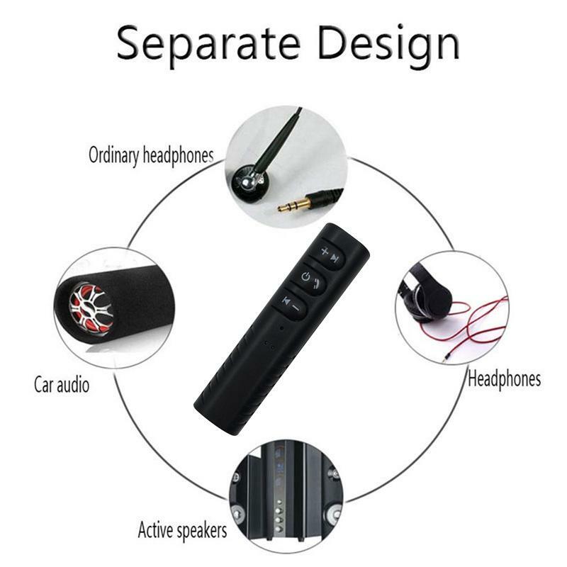 RECEIVER BLUETOOTH dongle adapter audio aux cable stereo for headset headphones