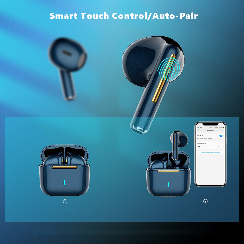 2025 Bluetooth Wireless Earbuds Gym Sports Earphones Headset For iPhone Samsung