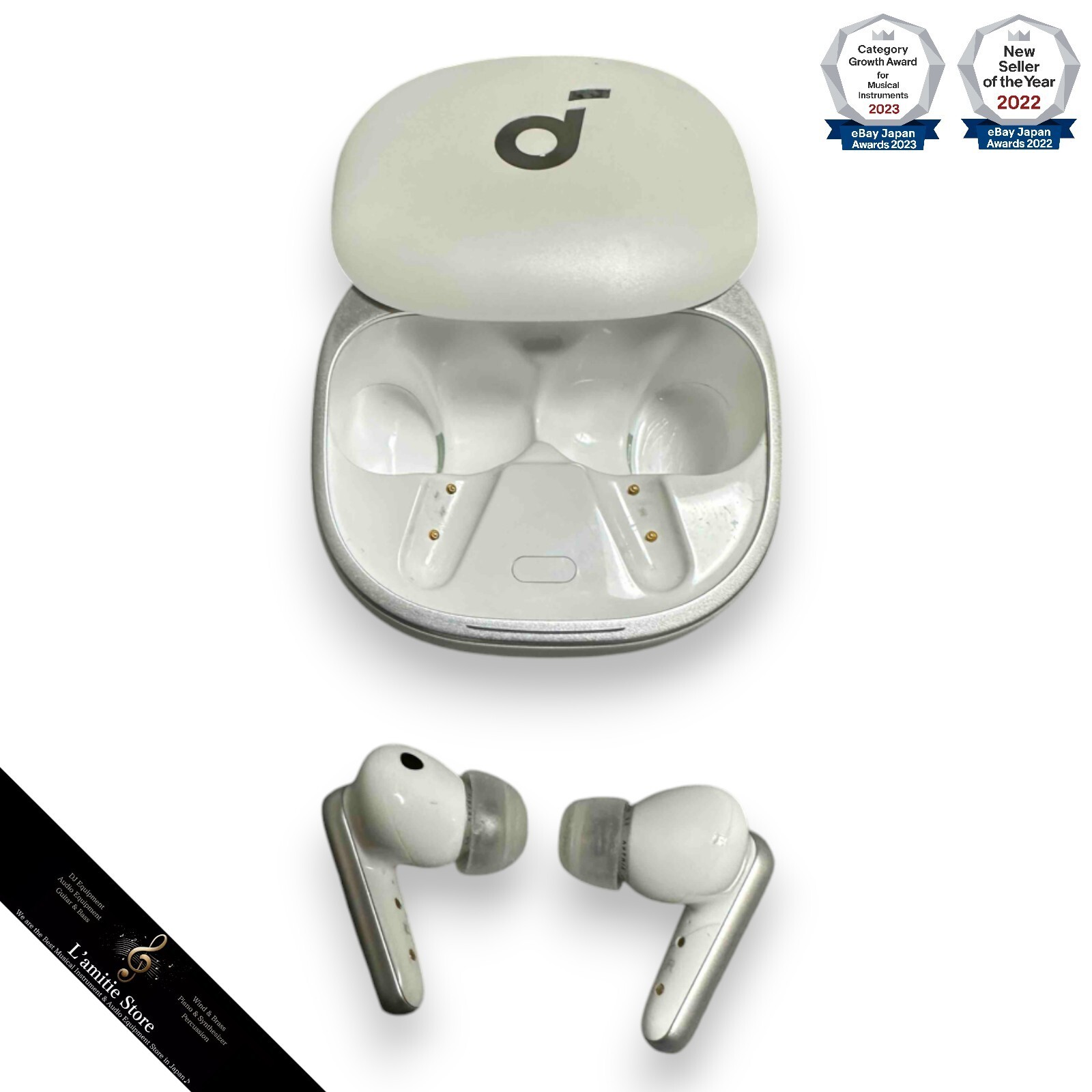 Anker Soundcore Liberty 4 Wireless Earphones Bluetooth Cloud White Japan Used