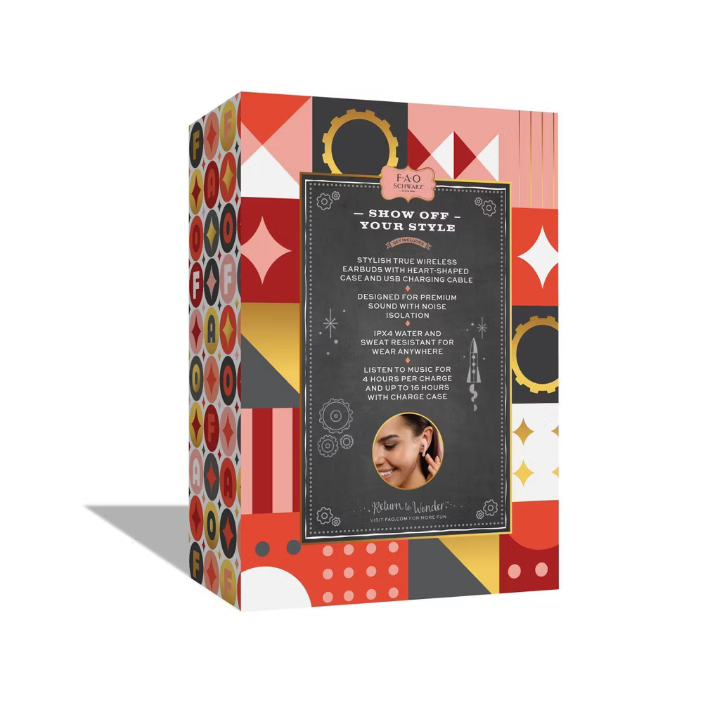 FAO Schwarz Music Love True Bluetooth Wireless Earbuds