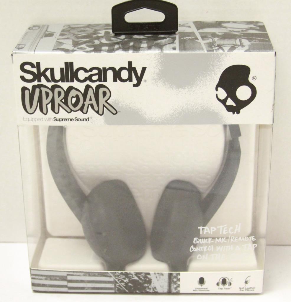 NEW – Skullcandy Uproar S5URHT-456 On-Ear Headphones w/Built-in-Mic – Black