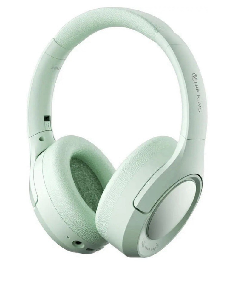 iKF King Wireless Active Noise Cancelling Headphones,Wired Headset, Built-in Mic