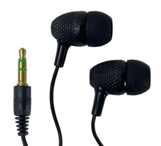 Wired Earbud Headphones 10ct 25ct 50ct Classroom Library School Bulk Wholesale