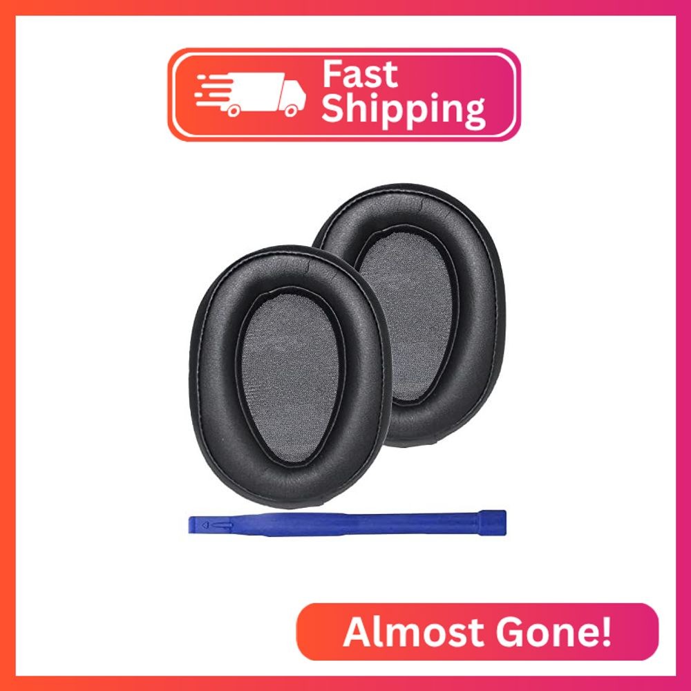 WH-H900N Replacement Ear Pads Protein PU Leather Ear Cushion Compatible with Son