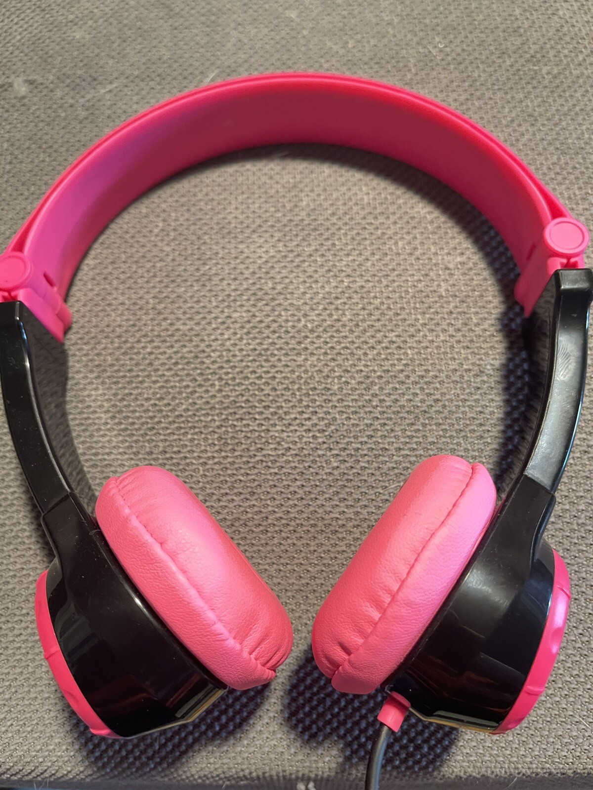 JLAB JBuddies Kids Folding On Ears Padded Volume Limiting Wired Headphones Pink