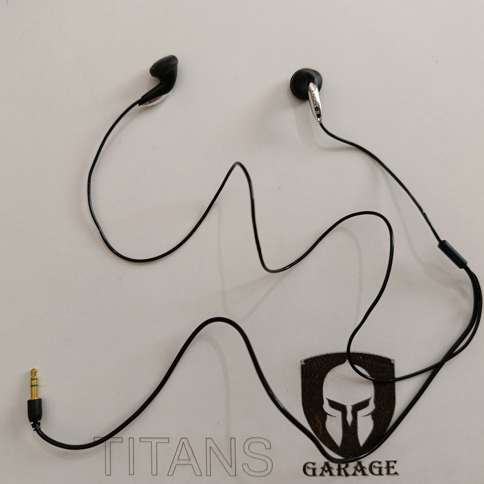 Vintage Sony MDR-E837 Stereo Dynamic Earphones for Discman Used