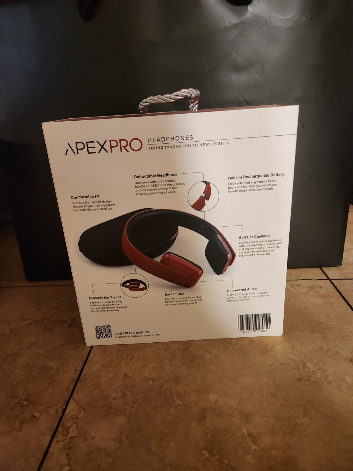 APEX APEXPRO Over-Ear Wireless/Wired Foldable Headphones w/ Mic, Colors