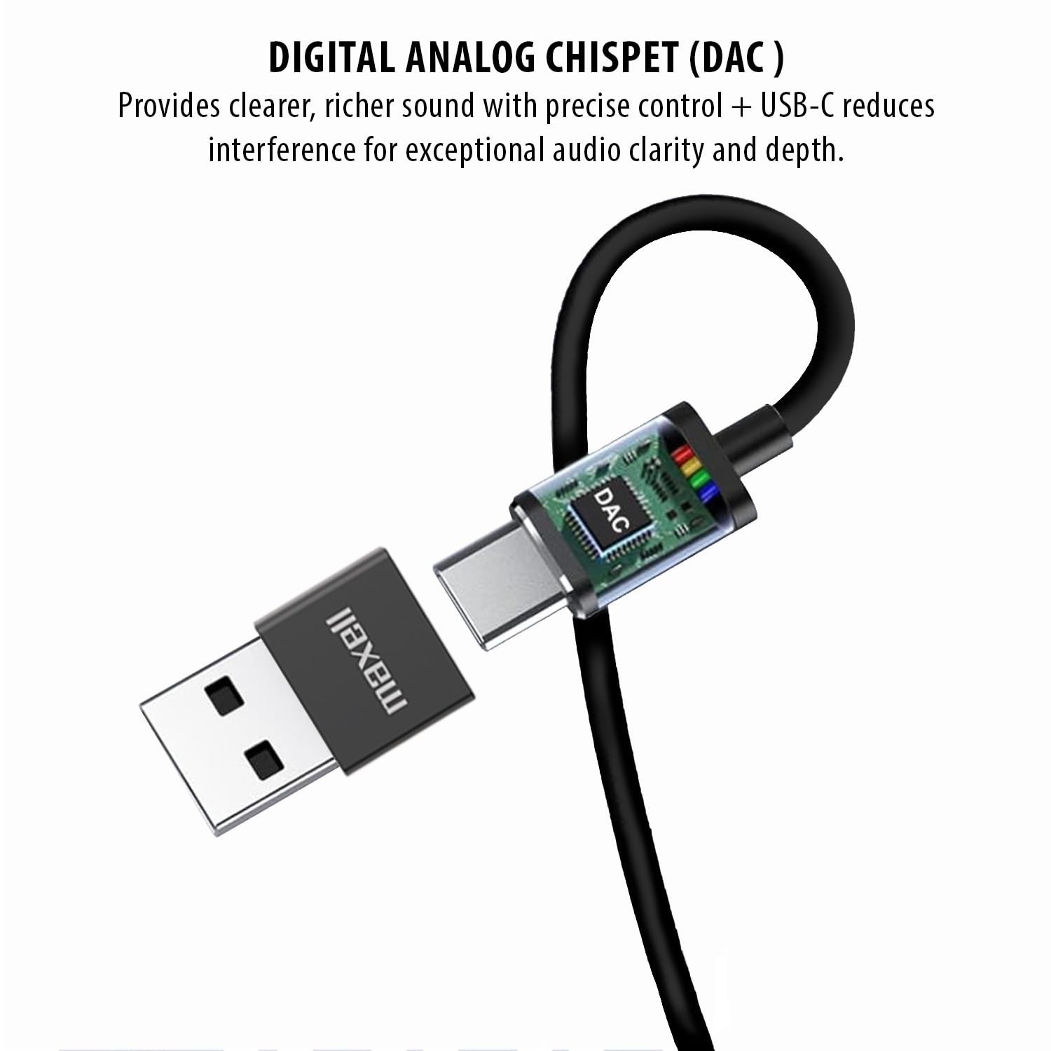 USB-C Wired Earbuds with USB-A Adapter, Built-in Mic, Volume Control, Compatible
