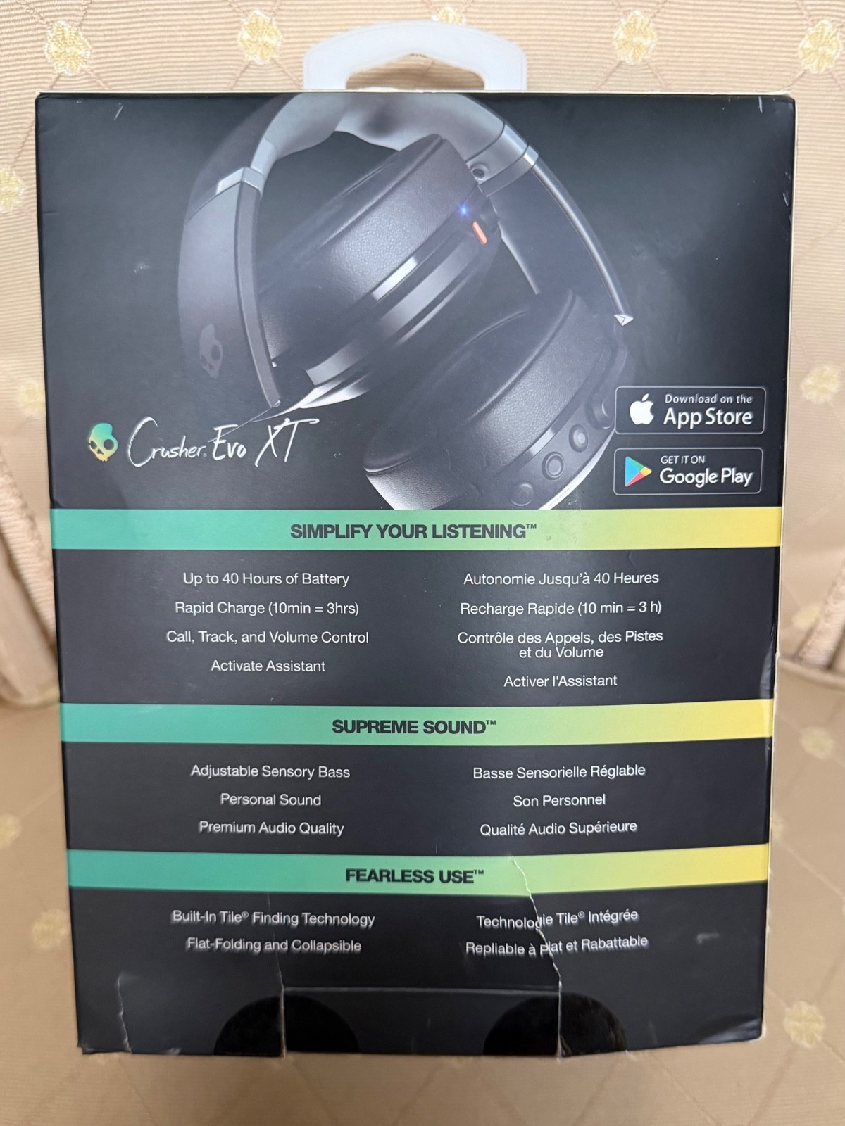 Skullcandy Crusher EVO XT Headphones Model S6EVW