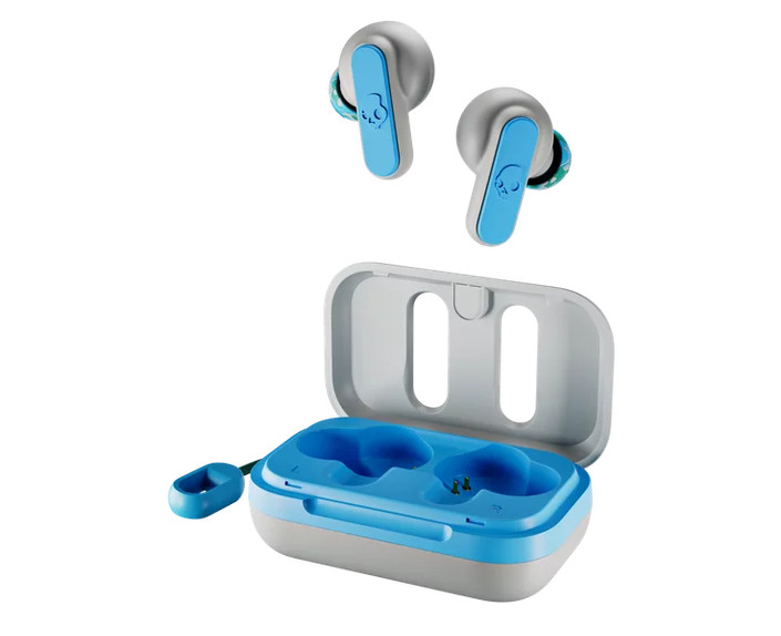 Skullcandy DIME XT2 True Earbuds – Light Blue Gray (Certified Refurbished)