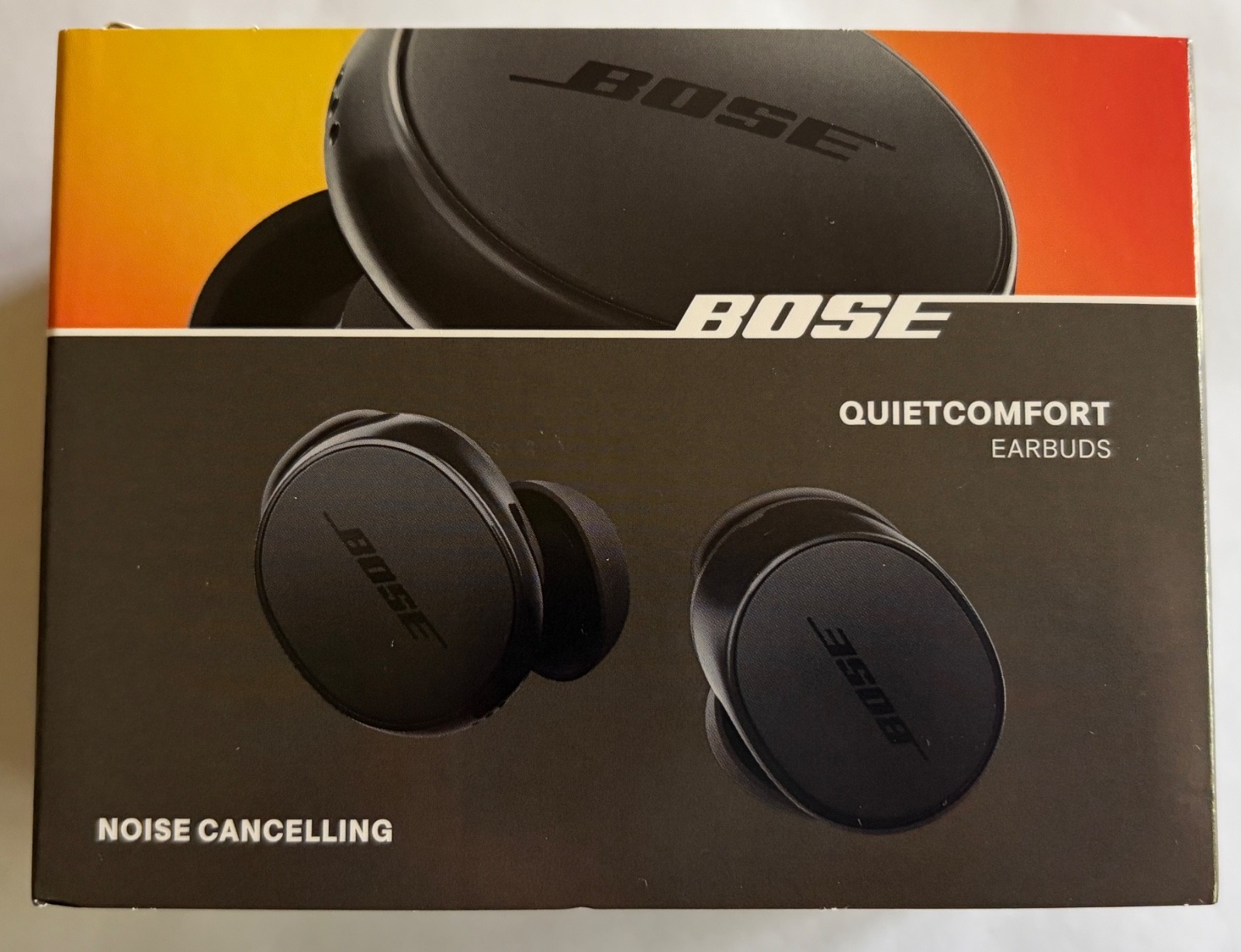 Bose QuietComfort Noise Cancelling Wireless Earbuds, 5V, Nue Black