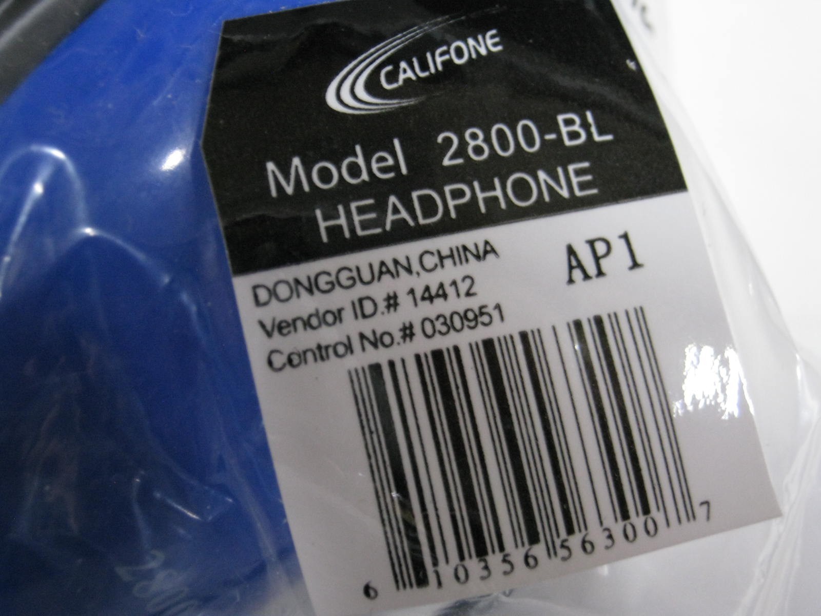 NEW Califone 2800-BL Listening First Headphones – Blue