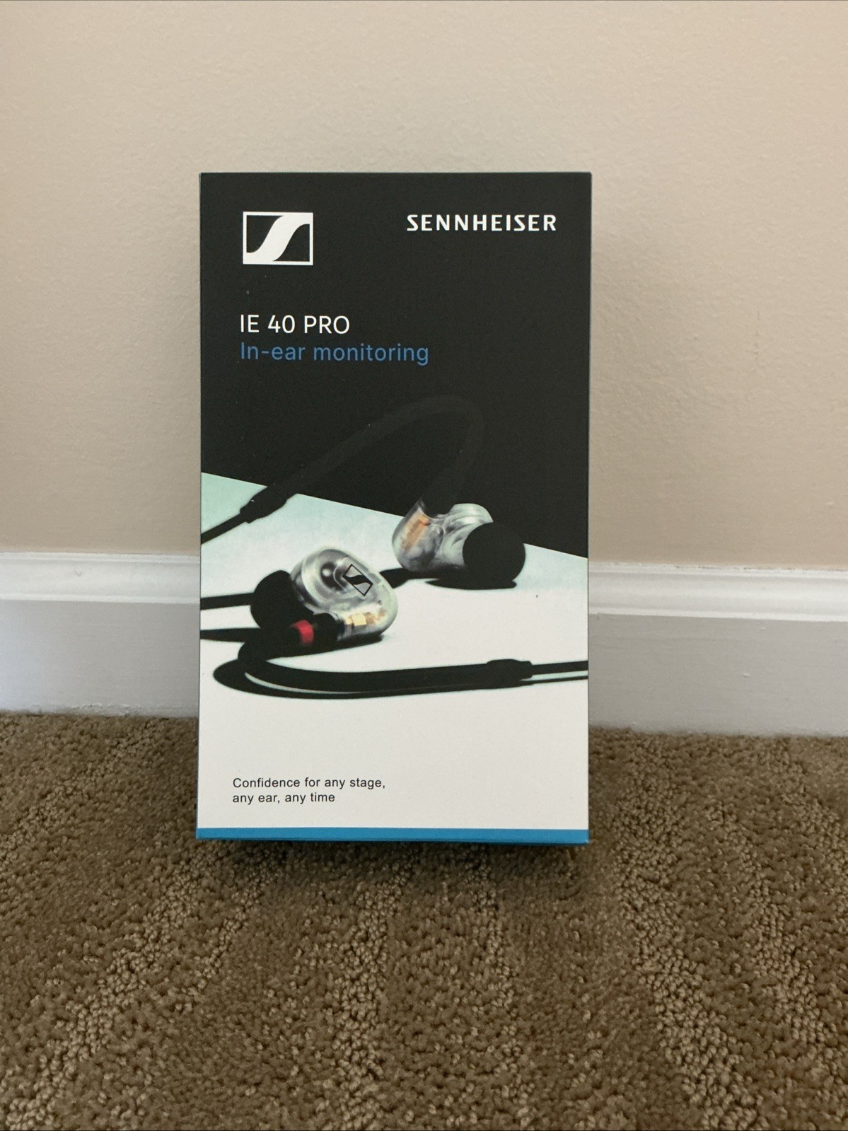 Sennheiser IE 40 Pro Molded In Ear Dynamic Monitoring (Clear) Original-Brand NEW