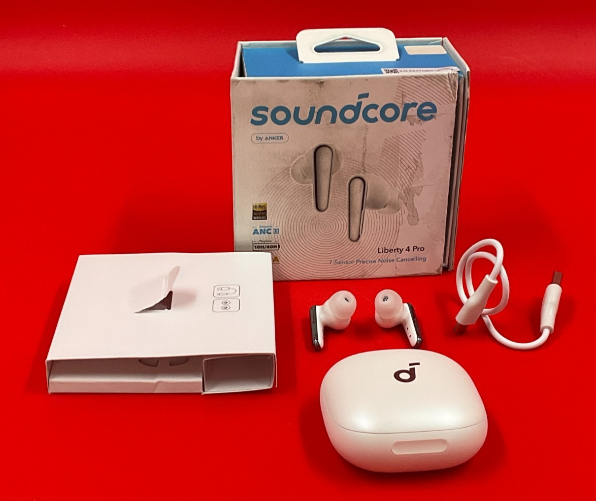 Anker Soundcore Liberty 4 Pro True Wireless Earbunds white A3954Z21 ✅❤️️✅❤️️✅