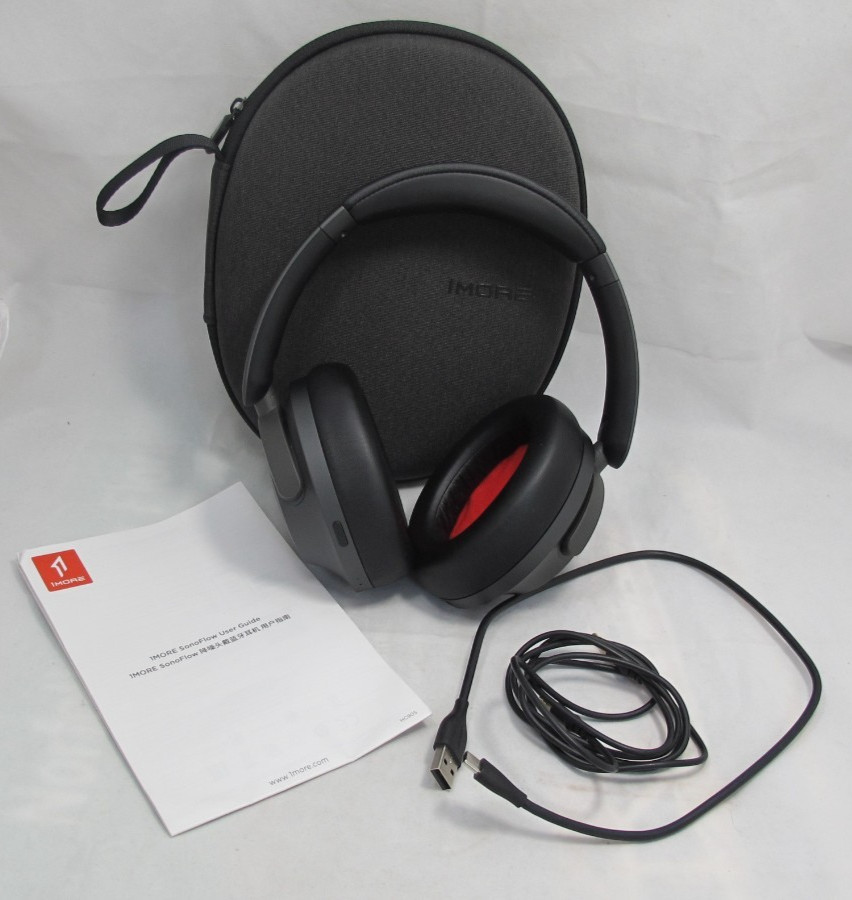 SonoFlow 1MORE Active Noise Cancelling Headphones HC905 Black Used