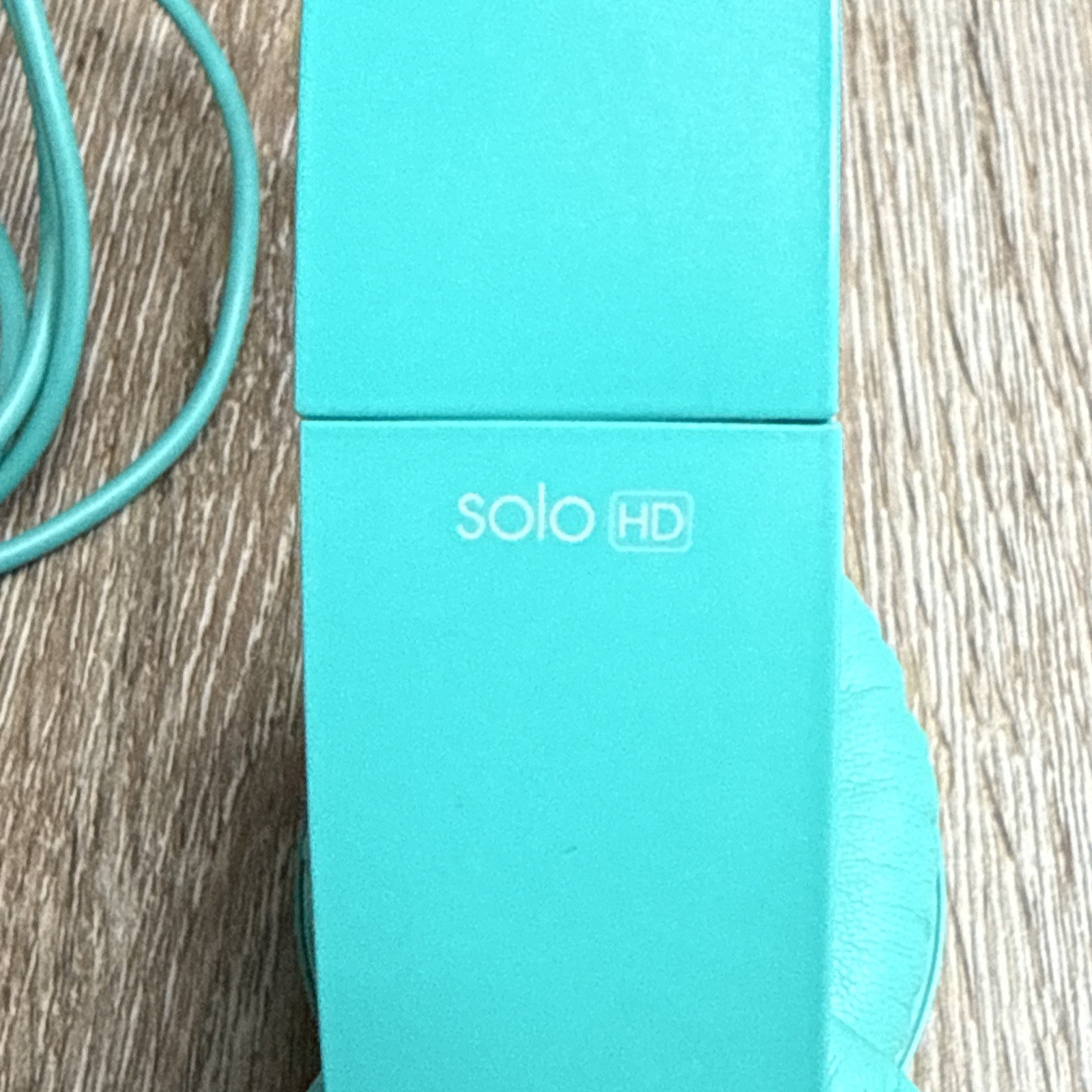 Beats By Dr. Dre Solo HD Teal Green Drenched Wired Headphones w Case — TESTED