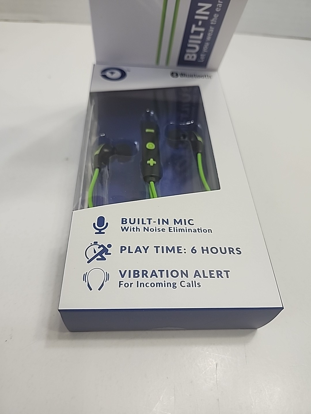 Indico Water-Resistant Magnetic Wireless Earbuds Green/Black