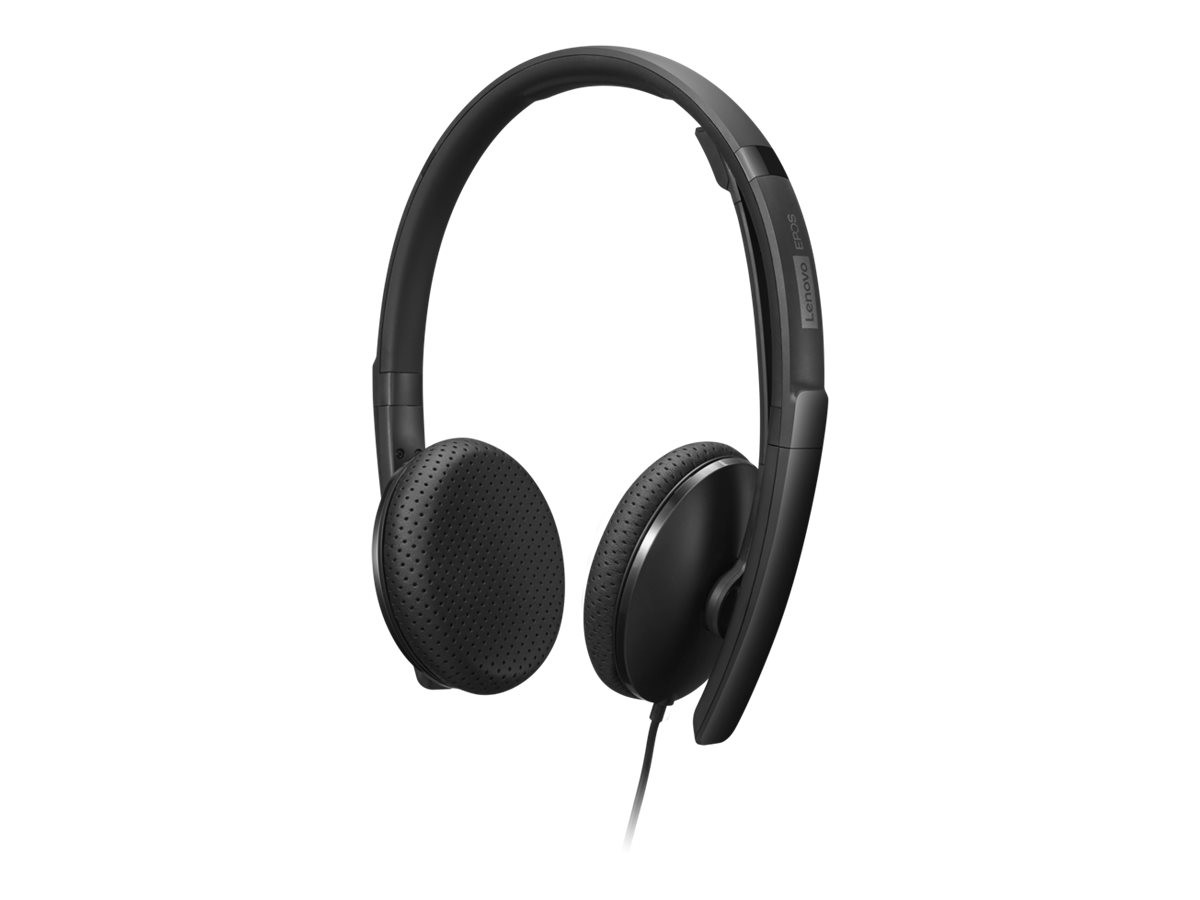 Lenovo 4XD1M45626 Wired 20 20000Hz 137g Earphone Black Wired VoIP Headset