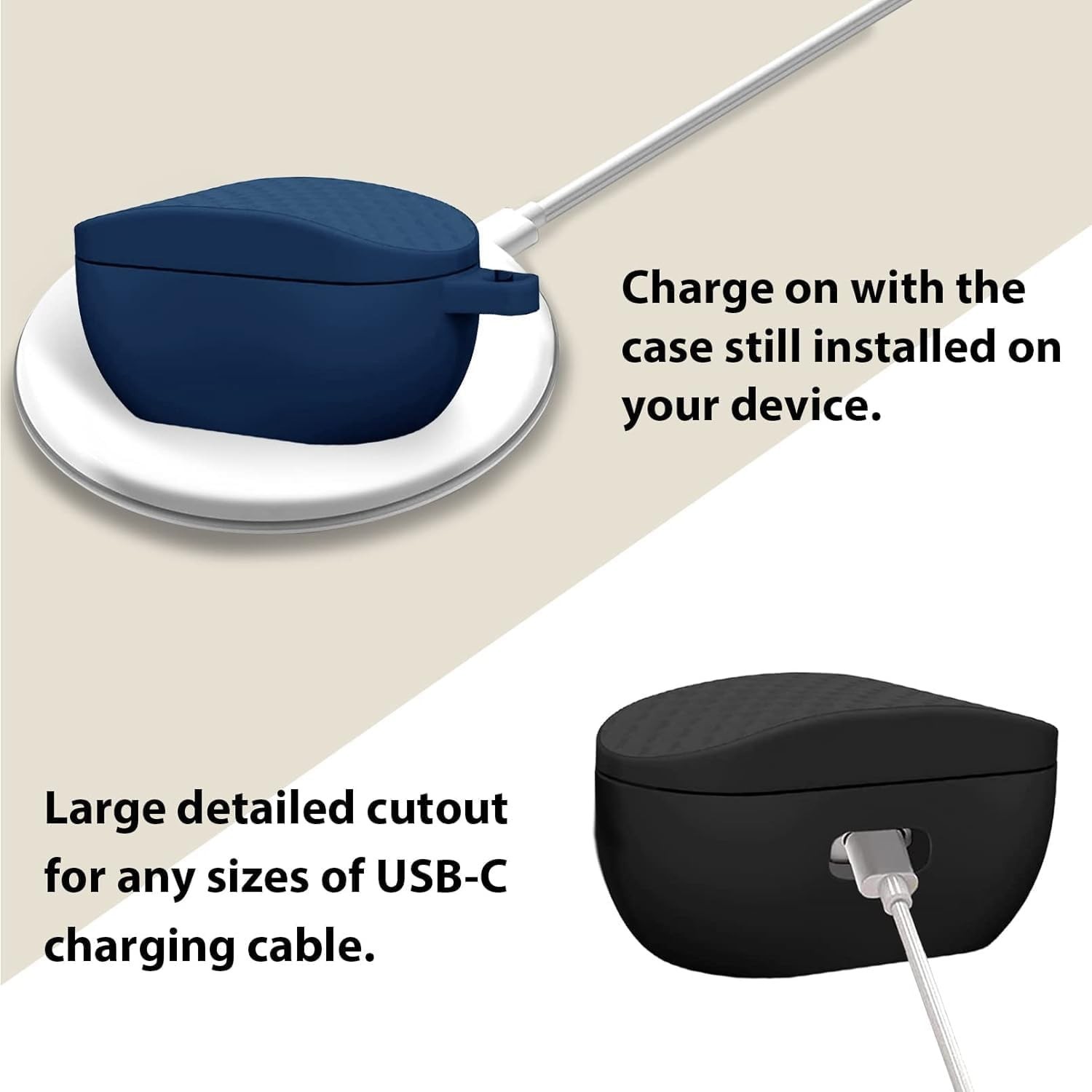 [2 Pack] Case Compatible with JBL Vibe Buds 2 / JBL Vibe Buds Bluetooth Headpho