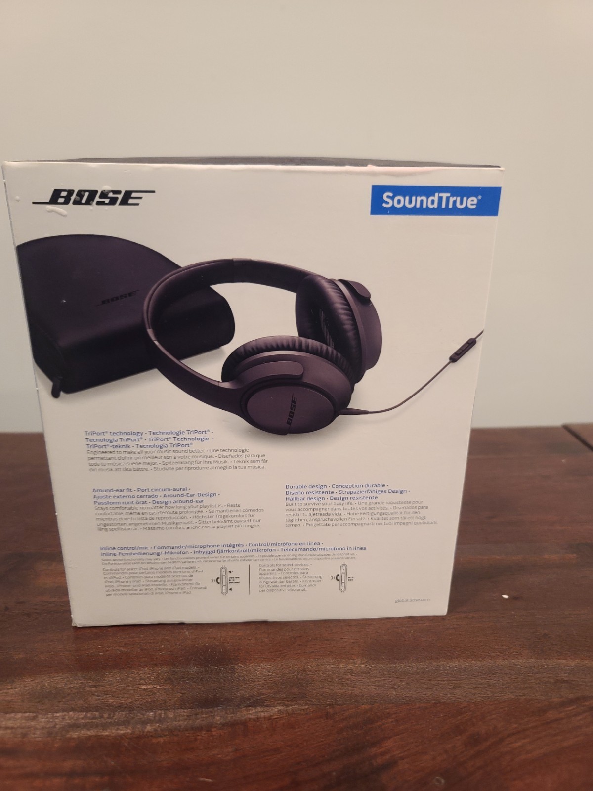 Bose SoundTrue Around-Ear II 2 Headphones Headset Apple Devices Charcoal NEW