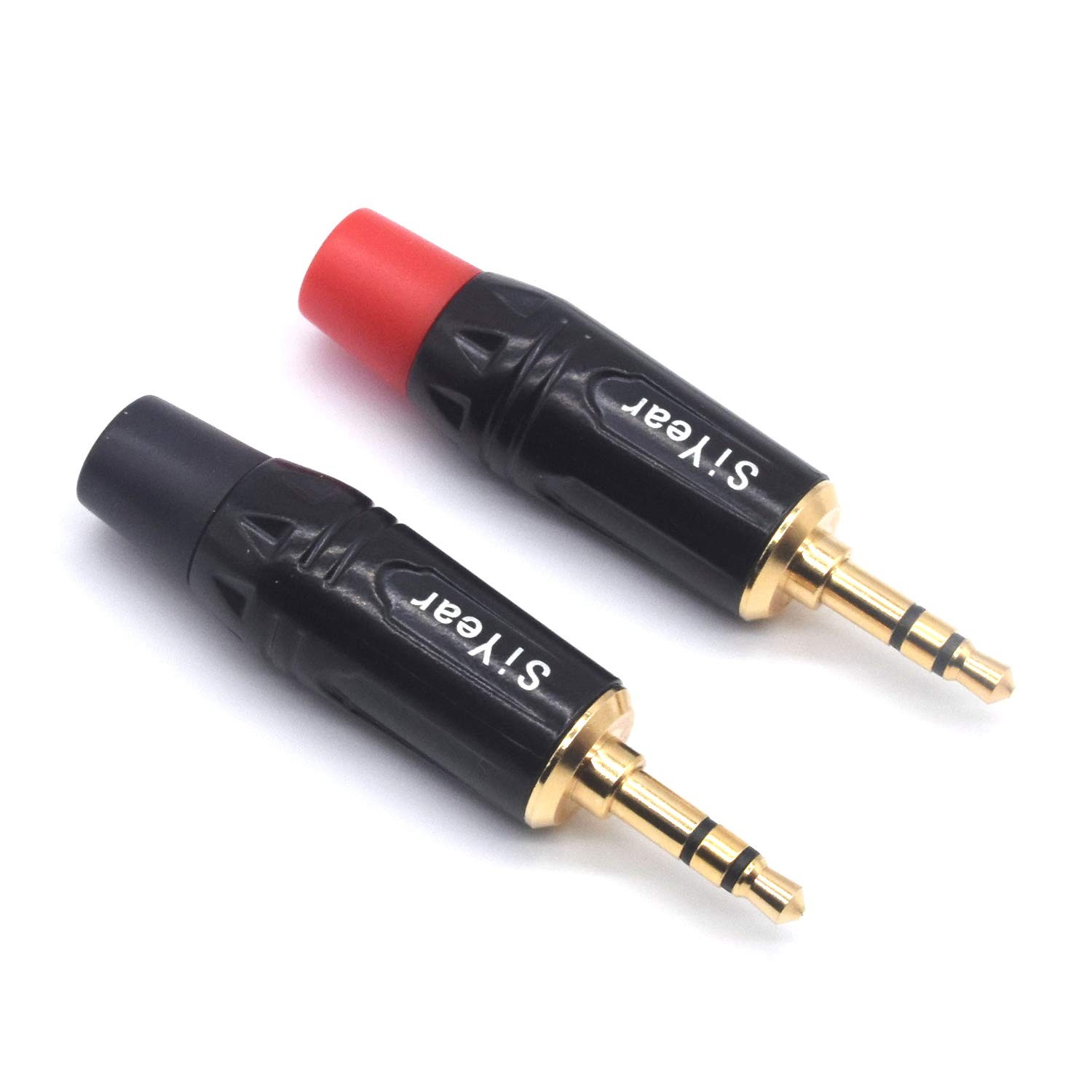 3-Pole 3.5mm Stereo Headphone Jack Male Plug Repair Replacement Solder Adapter,