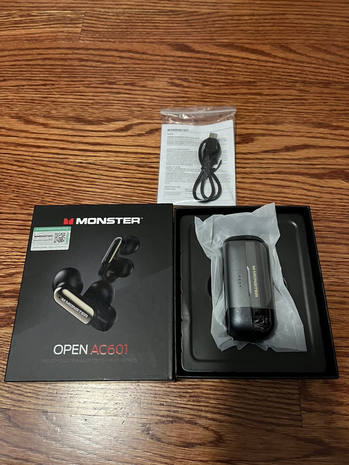 Monster Open Ear Clip-On Ear Buds AC601