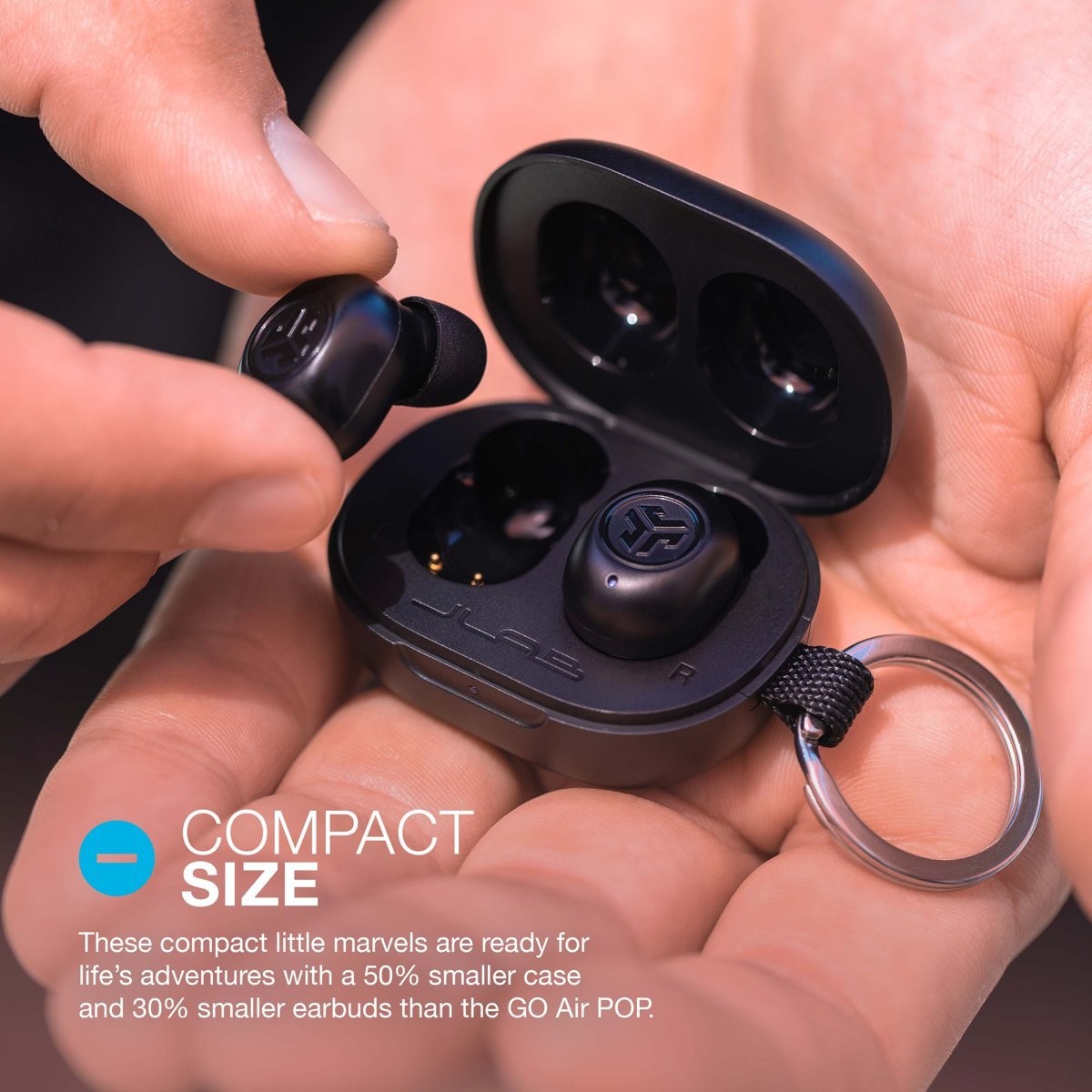 JLab JBuds Mini True Wireless Earbuds Bluetooth IP55 Black