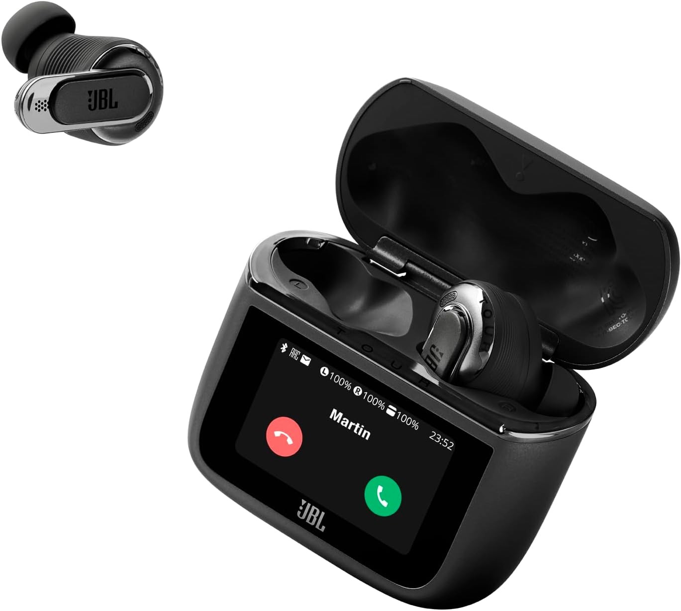 JBL JBLTOURPRO3BLKAM-Z Tour Pro 3 Noise Cancelling Earbuds, Black – Refurbished