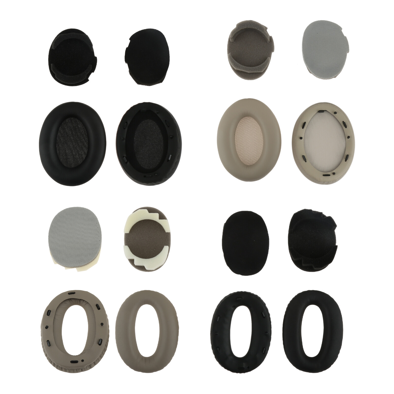 1 Pair Ear Pads Soft Cushion for Sony MDR-1000X WH-1000XM2 WH-1000XM3 Headphones