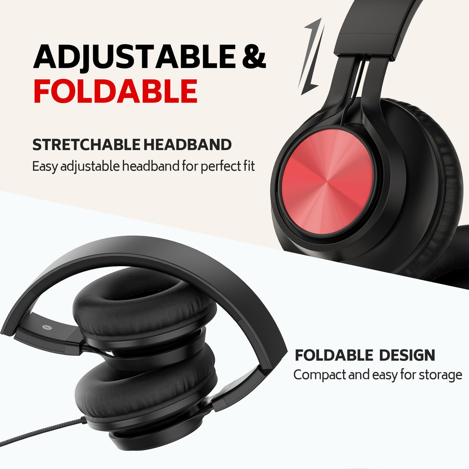 AILIHEN Kids Headphones with Microphone, School Headphones for K-12 Student |…