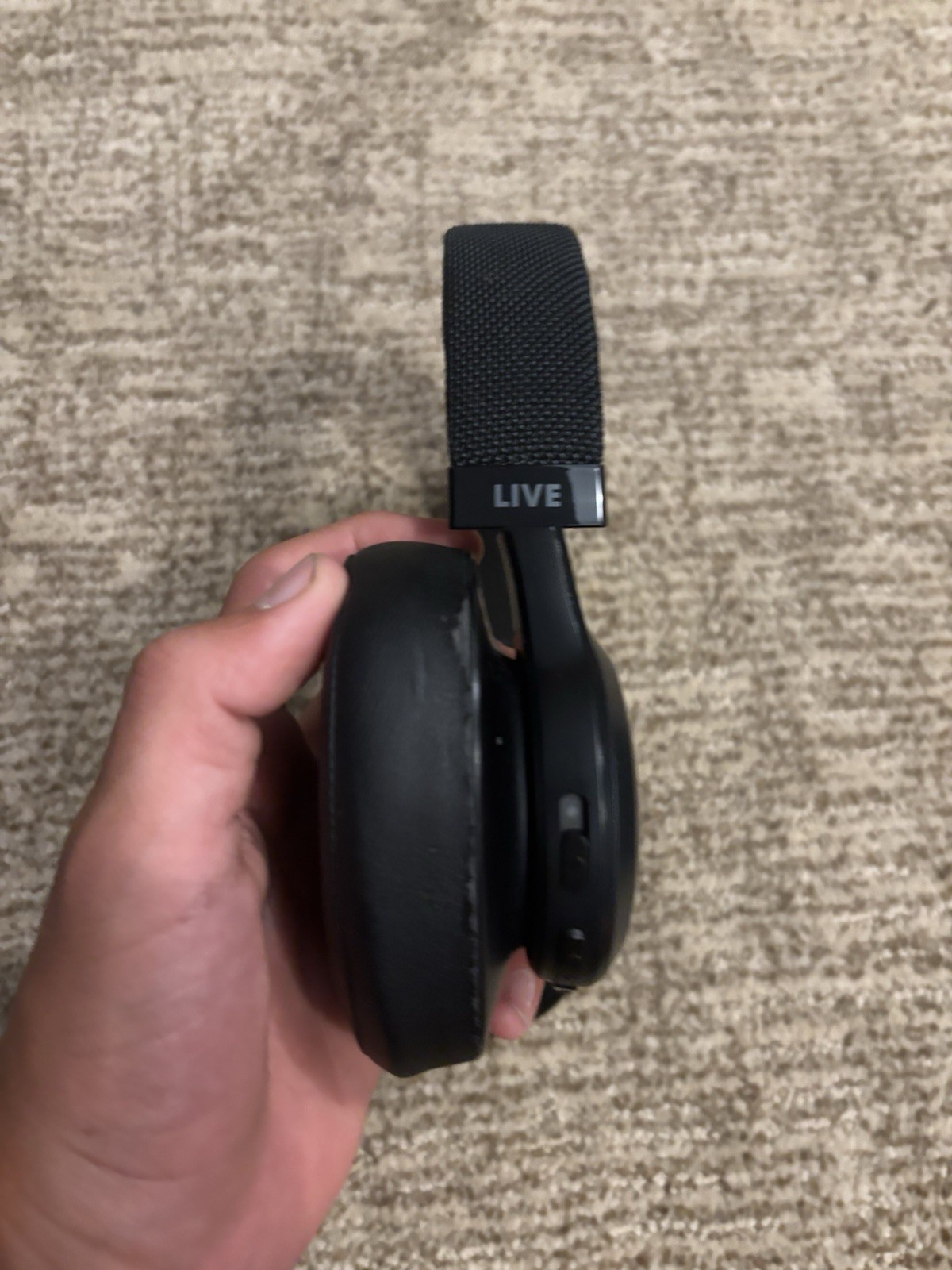 JBL Live 500BT Over-Ear Bluetooth Wireless Headphones Black