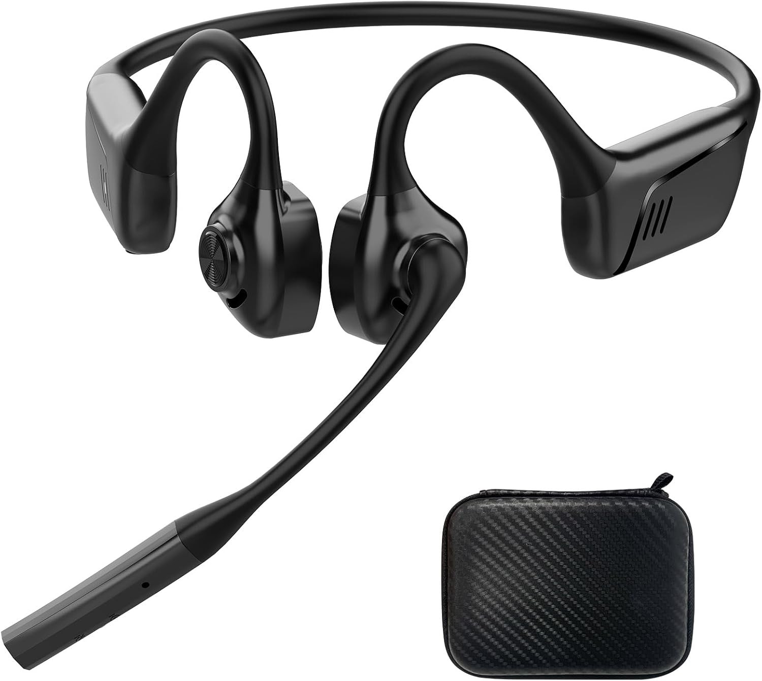 Open-Ear Headphones with Mic, Wireless Aptx-Ll Bluetooth Headphones,Truck Driver