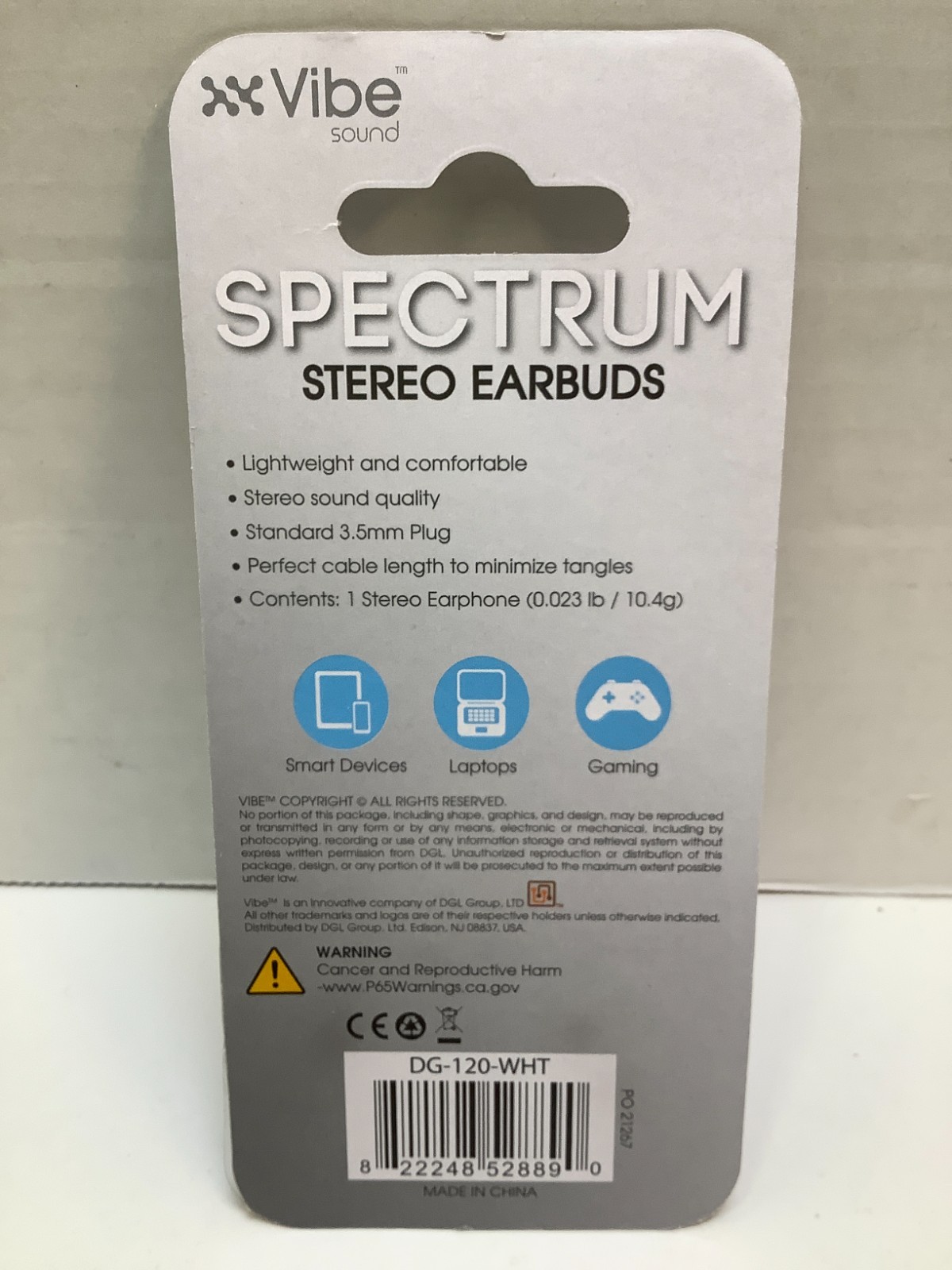 Vibe Sound Stereo Earbuds, Assorted Colors, Lot of 8, Free Shipping!!!