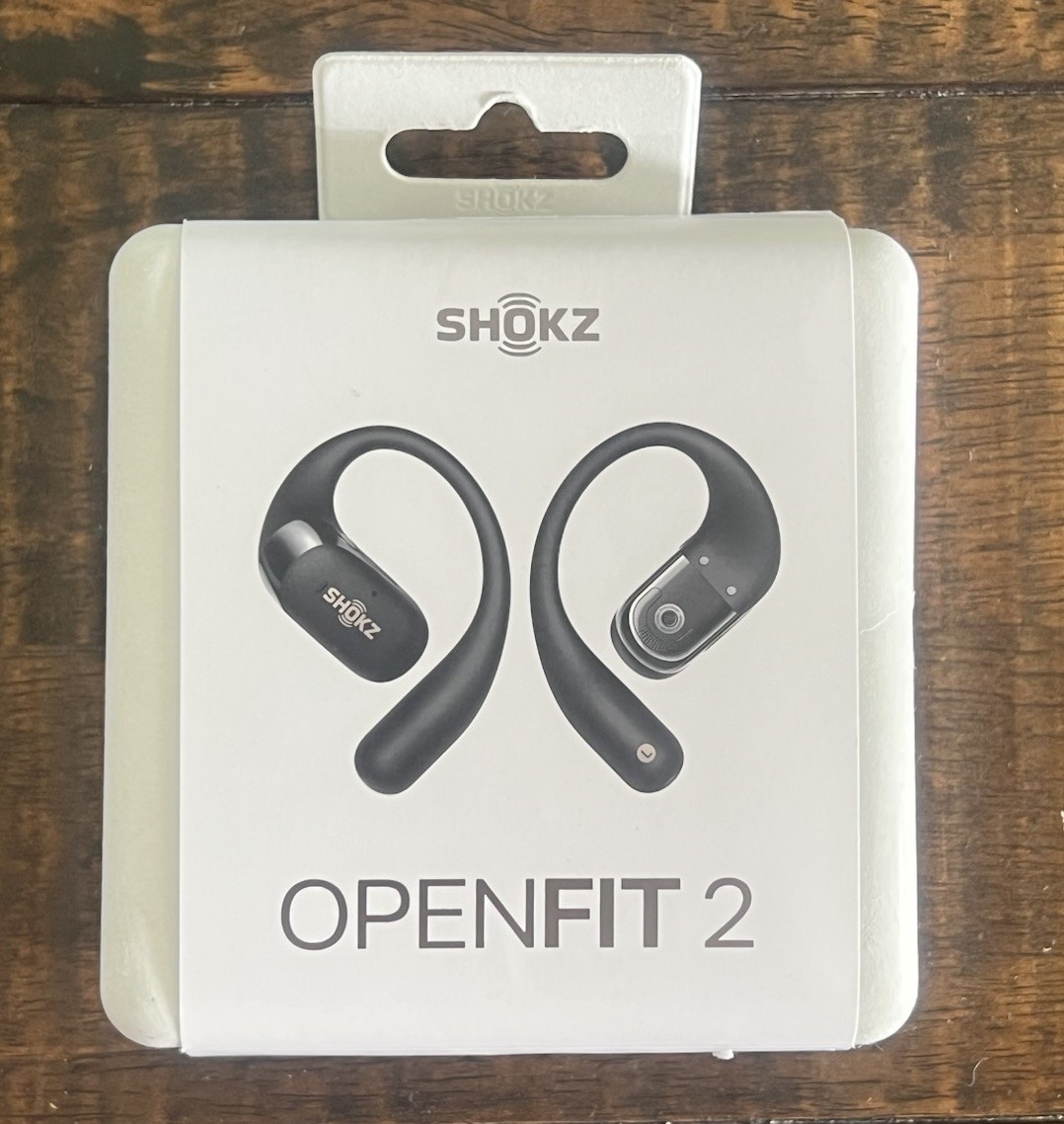 Shokz OpenFit 2 True Wireless Open-Ear Earphones Black New In Box Free Shipping