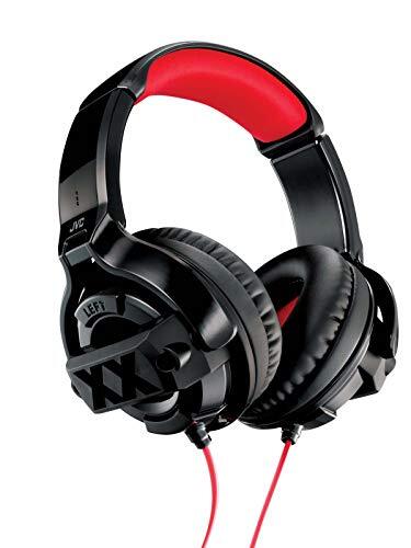 JVC Kenwood JVC HA-XM20X XXseries Closed Headphones Black & Red N2