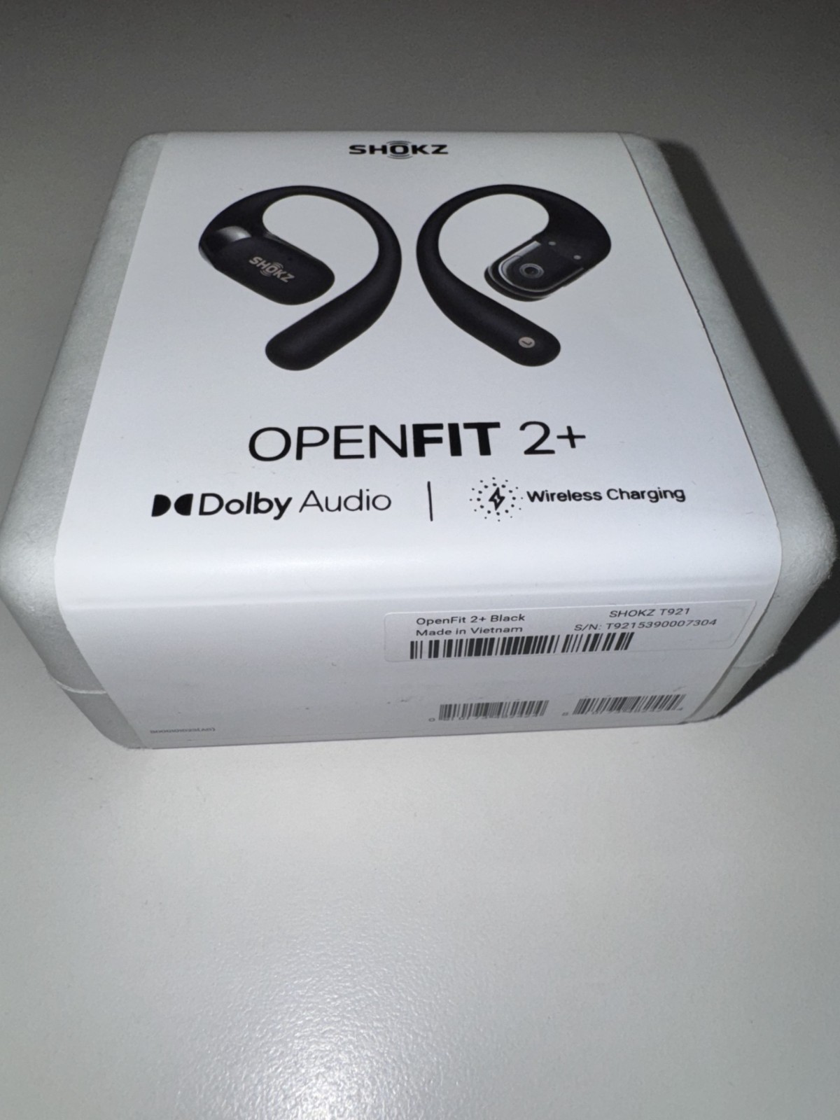 NEW sealed Shokz OpenFit 2+ Open-Ear True Wireless blutooth – Black P#T921-ST-BK