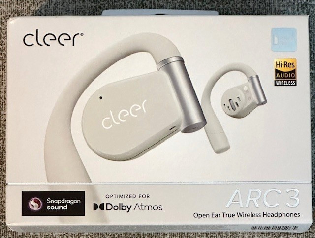 Cleer ARC 3 Open Ear True Wireless Headphones – Dolby Atmos ~ Snapdragon Sound
