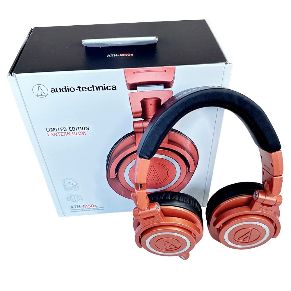 NEW Audio-Technica ATH-M50X Professional Over Ear Headphones – Orange