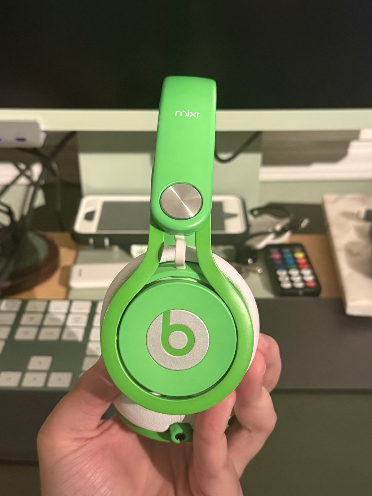 Beats by Dr. Dre Mixr On-Ear Headphones – Green Color, Grade A, Tested+Rare 🔥