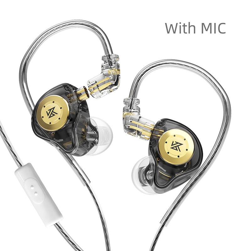 KZ EDX Pro Wired In-Ear Monitor Earphones HiFi Stereo Bass Noise Isolating.