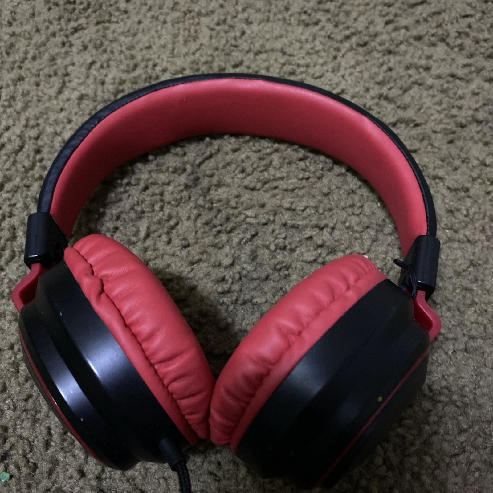 Red And Black Headphones