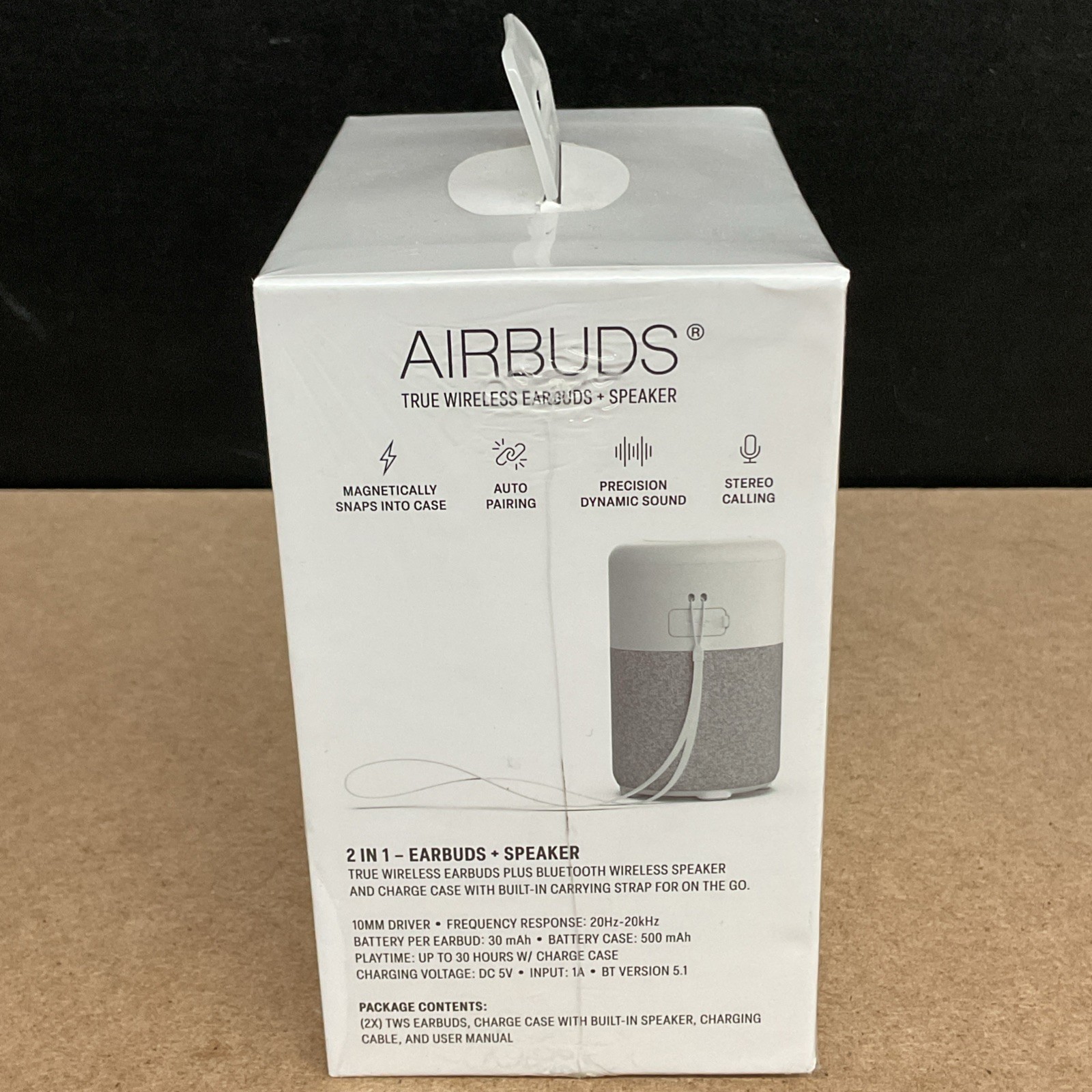 Air Duo II Magnetic Airbuds, True Wireless Earbuds w/Bluetooth 2-IN-1 Speaker