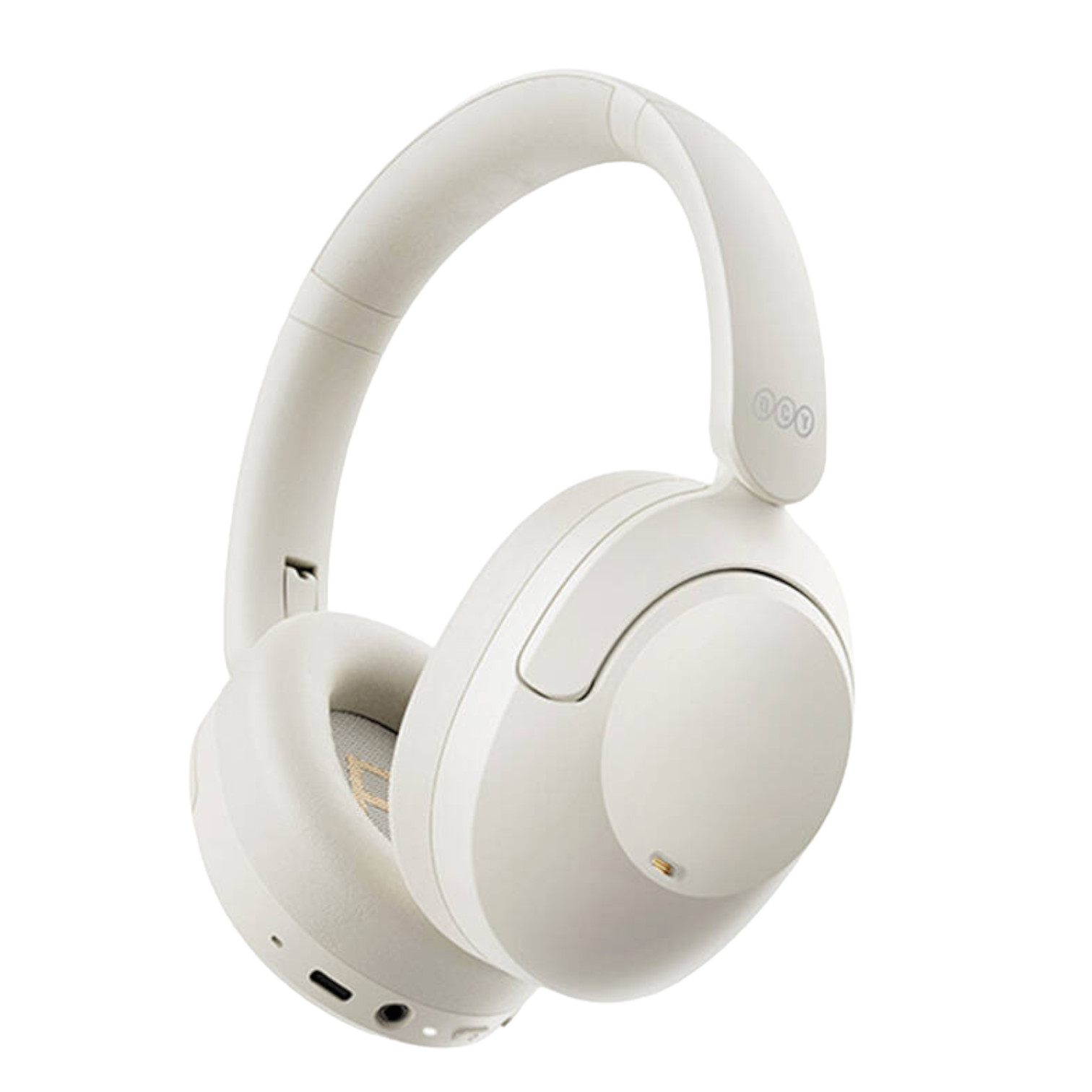 Wireless Headphones Bluetooth 5.1 60 Hours Battery Life | QCY ANC H4 USB-C White