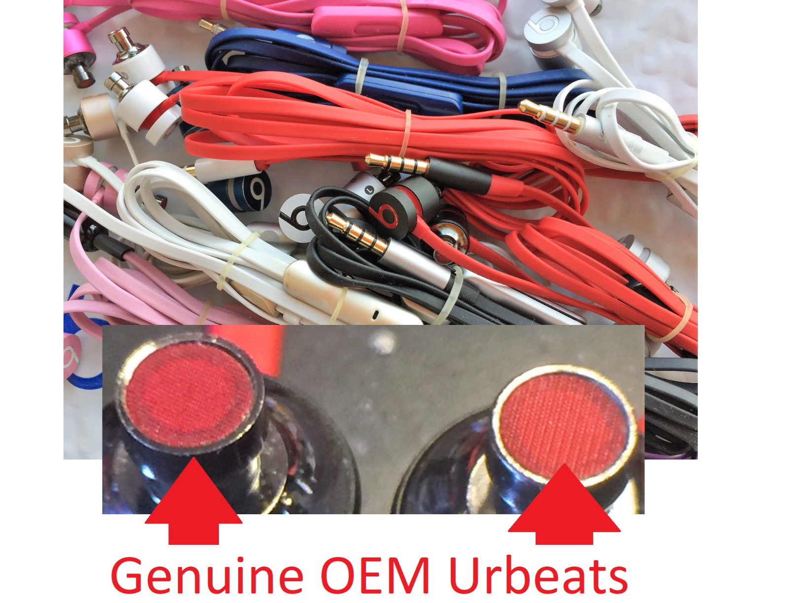 Genuine OEM Original Beats By Dre Urbeats 3 Urbeats2 Urbeats3 In-Ear Headphones
