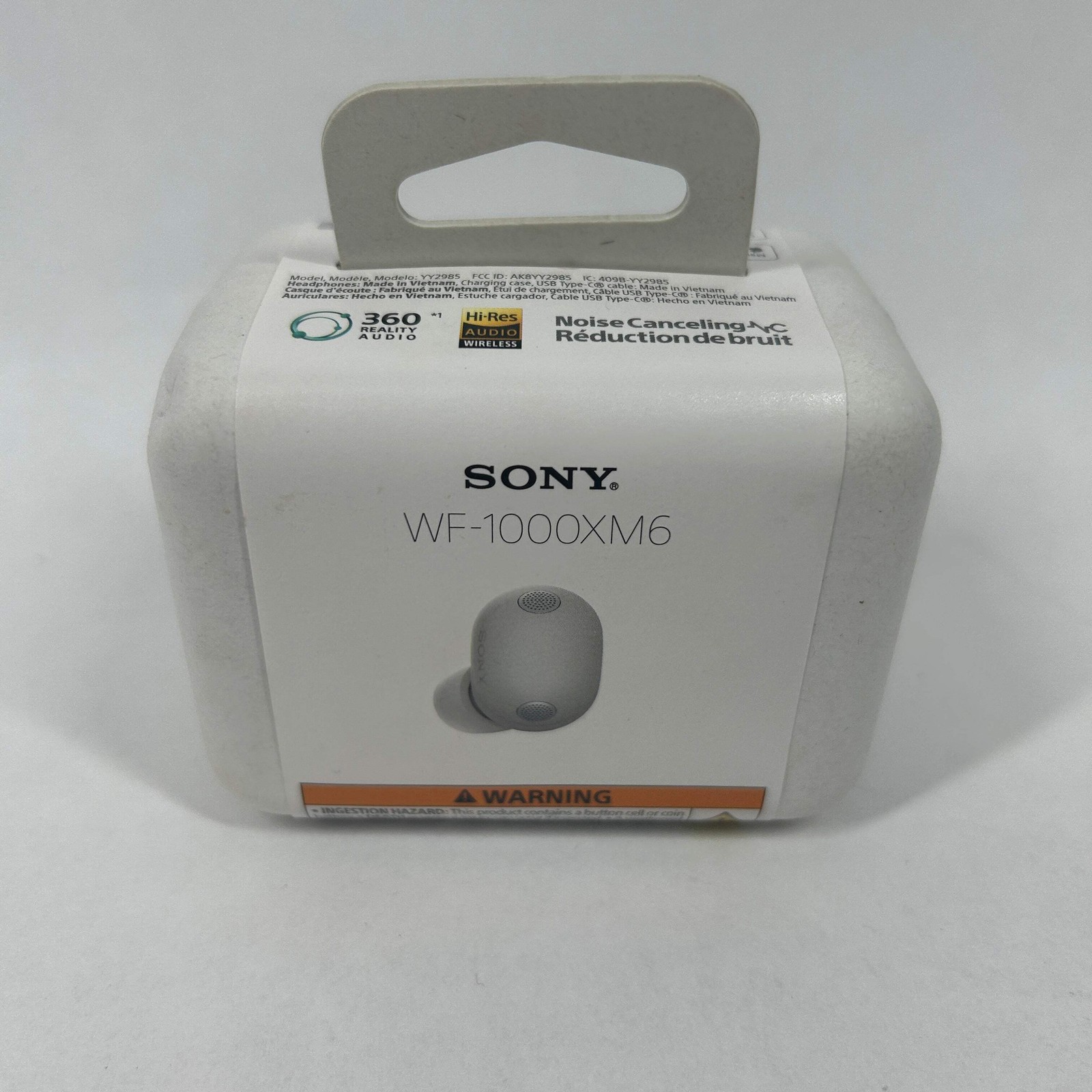 New Sony WF-1000XM6 Noise Cancelling Wireless Earbuds White 18064536-F