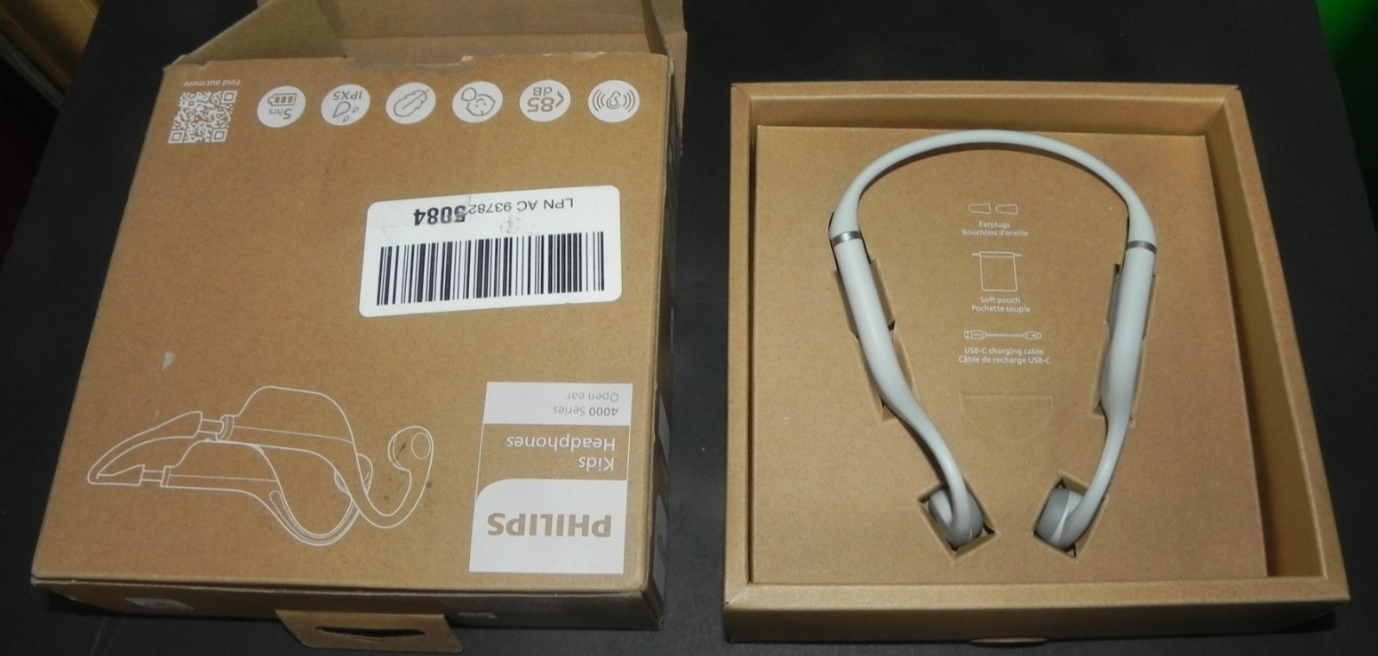 Philips – TAK4607GY/00 – Wireless Open-Ear Headphones for Kids – Grey