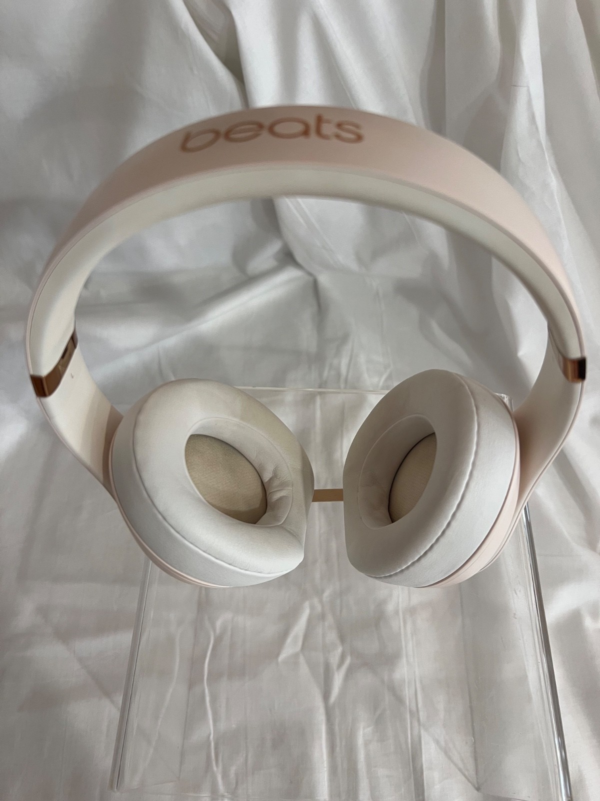 Beats Dr Dre Solo 3 Wireless Headphone Bluetooth Noise Cancell Champagne Overear
