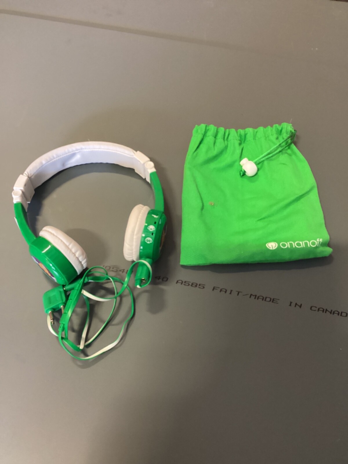 Headphones For Kids – Connect Buddy Phones Safe Audio Kids Green Headphones