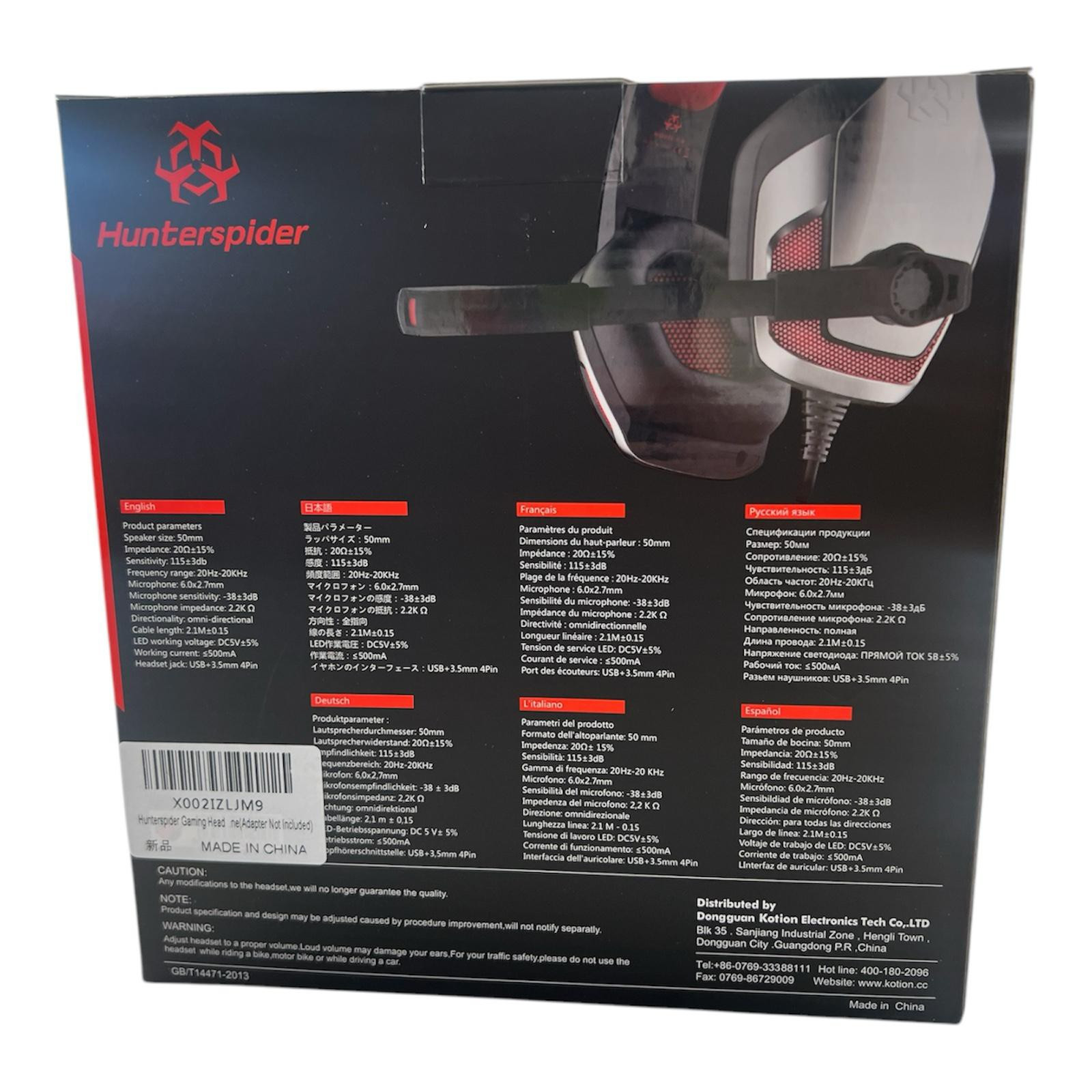 Hunterspider Pro Gaming Headset V-4